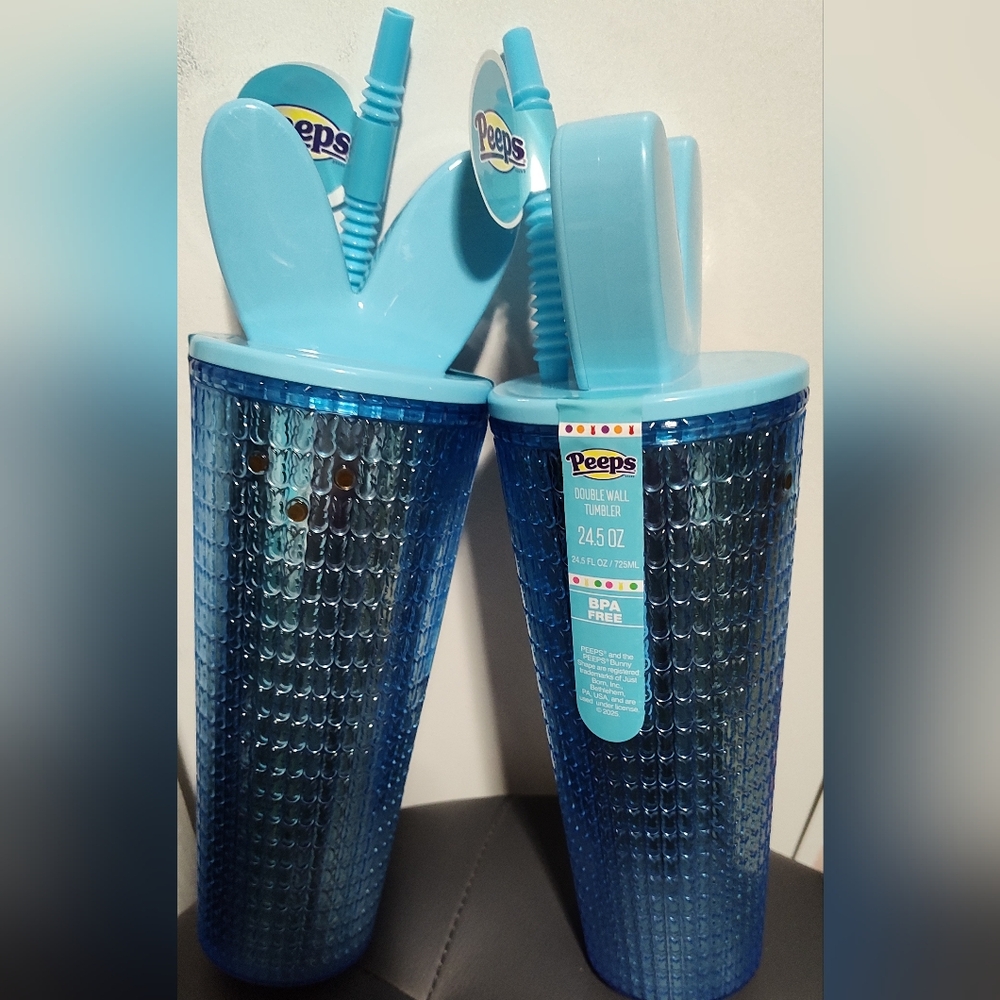 Peeps Double Wall Individual Tumblers Price Is For Both